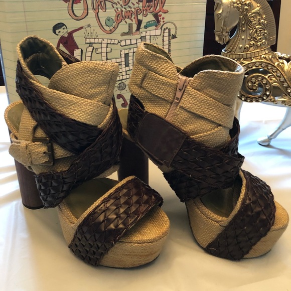 Jeffrey Campbell Shoes - Jeffery Campbell So Much Wrap Braided Sandal